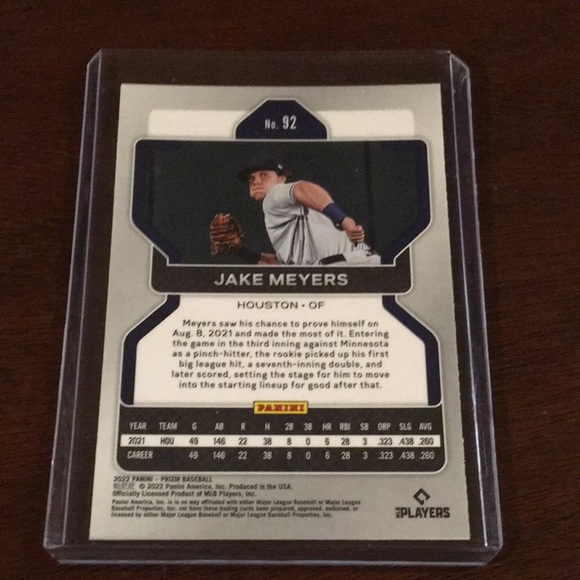 Jake meyers rookie card - Picture 2 of 2